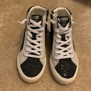 Vintage Havana Black Sparkle High-top Sneaker